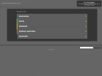 jesooraustralia.com snapshot