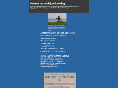 vestnesindremisjon.com snapshot