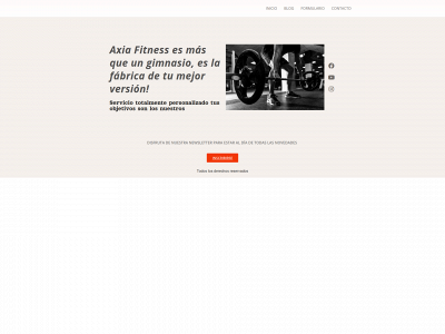 axiafitness.es snapshot