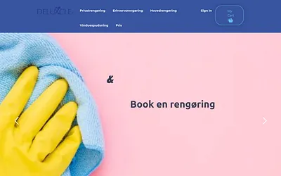 deluxclean.dk snapshot