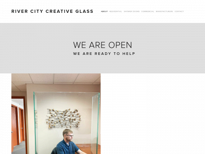 rivercitycreativeglass.com snapshot