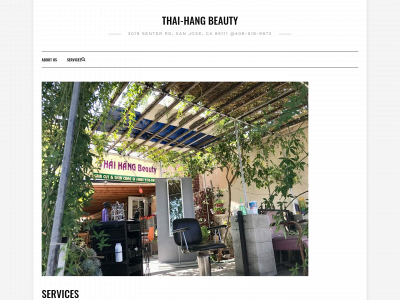 thaihangbeauty.com snapshot