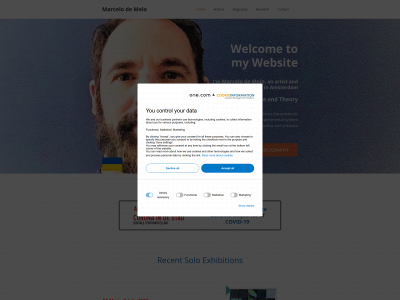 mdemelo.com snapshot
