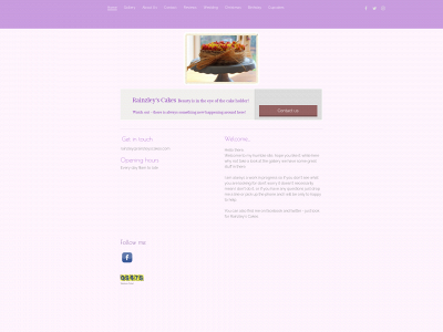rainzleyscakes.com snapshot
