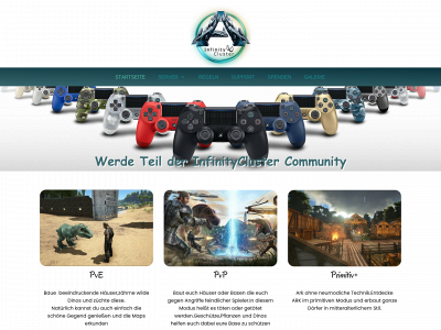 infinityclusterark.de snapshot
