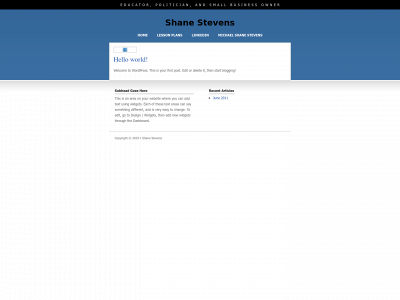 shanestevens.info snapshot