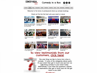 comedynova.co.uk snapshot