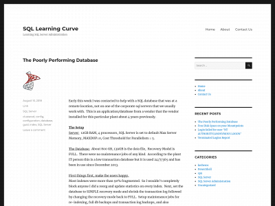 sqllearningcurve.com snapshot