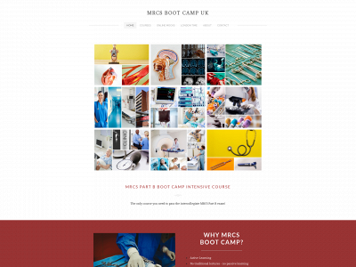 www.mrcsbootcamp.co.uk snapshot