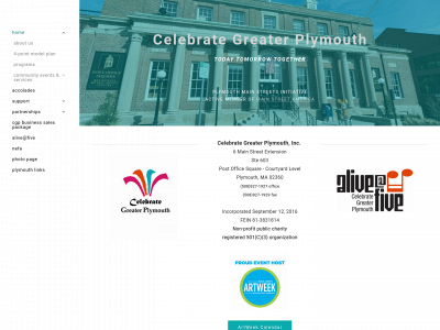 www.celebrategreaterplymouth.org snapshot