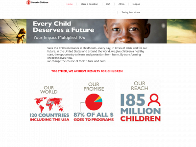 savethechildren.one snapshot