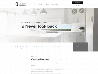 carsonhomes.com.au snapshot