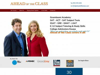 aheadoftheclass.com snapshot