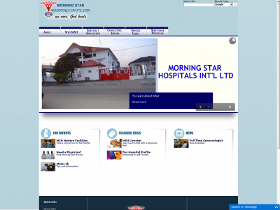 morningstarhospitals.com snapshot