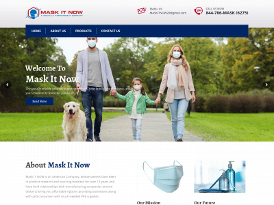 mask-it-now.com snapshot