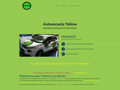 autoescuelayellow.com snapshot