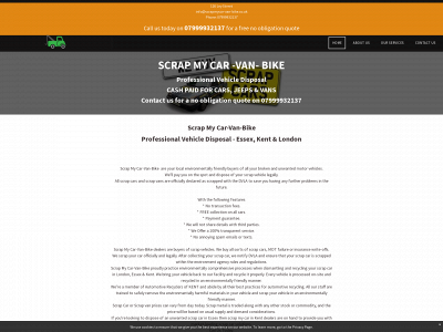 scrapmycar-van-bike.co.uk snapshot
