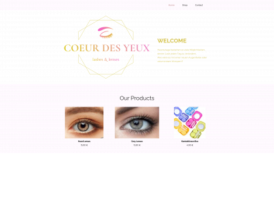 coeurdesyeux.com snapshot