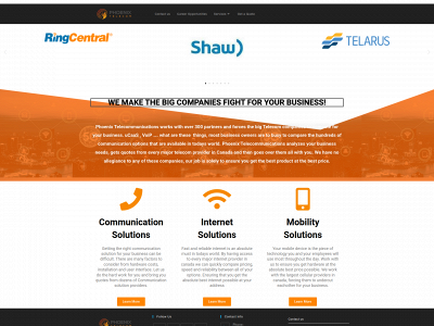 phoenixtelecomsolutions.com snapshot