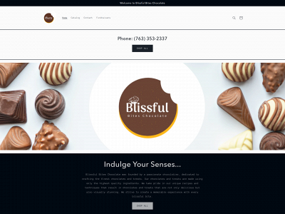 blissfulbiteschocolate.com snapshot