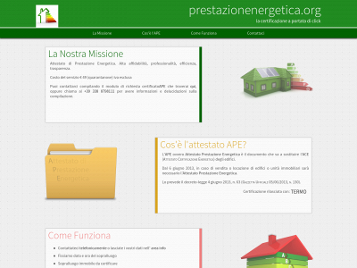 prestazionenergetica.org snapshot