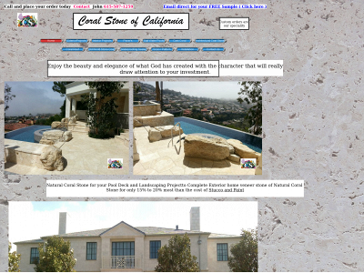 coralstoneofcalifornia.com snapshot