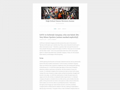 highschoolseniorreviewsanime.com snapshot
