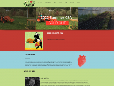 santosfamilyfarm.com snapshot