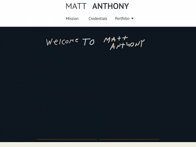 mattanthonyw.com snapshot