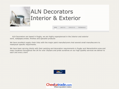 alndecorators.co.uk snapshot