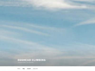 eggheadclimbing.com snapshot