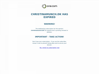 christinamunch.dk snapshot