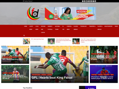footydreamsgh.com snapshot