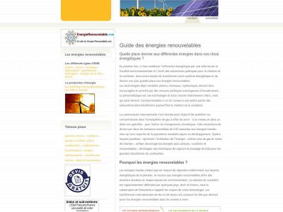 energierenouvelable.com snapshot
