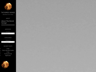 theboredsavage.com snapshot