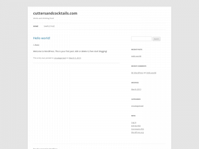 cuttersandcocktails.com snapshot