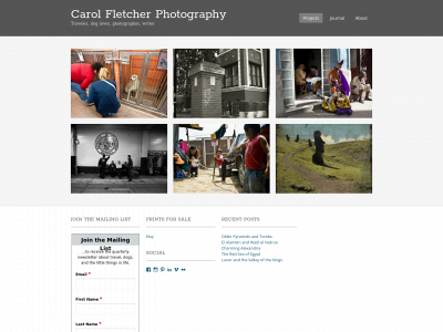 carolfletcher.com snapshot