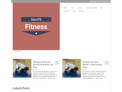 salutefitness.net snapshot