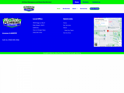 wesclarkeplumbing.com snapshot