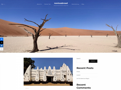 noviceabroad.com snapshot