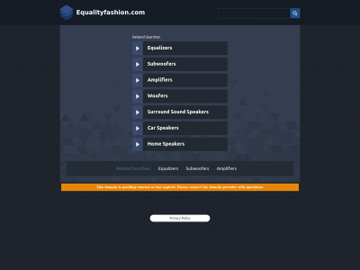 equalityfashion.com snapshot