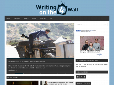 writingonthe4thwall.com snapshot