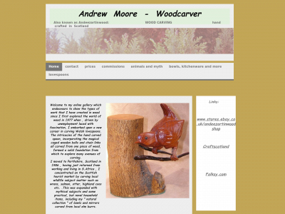 andrewmoore-woodcarver.co.uk snapshot