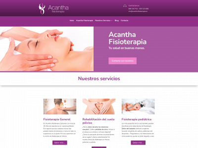 acanthafisioterapia.es snapshot