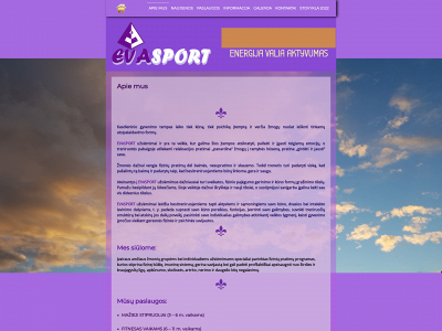 evasport.lt snapshot