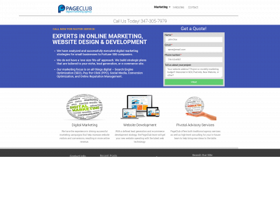 pageclub.com snapshot
