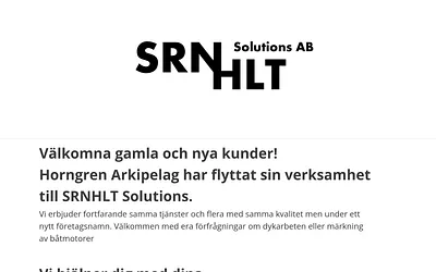 srnhltsolutions.se snapshot