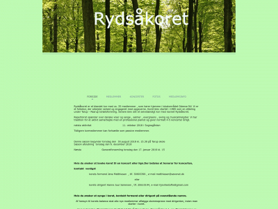 rydsaakoret.dk snapshot