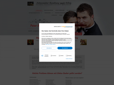liebeszauber-bezahlung-nach-erfolg.com snapshot