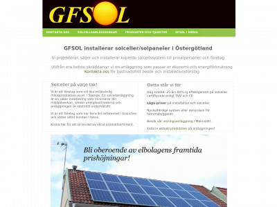 gfsol.se snapshot